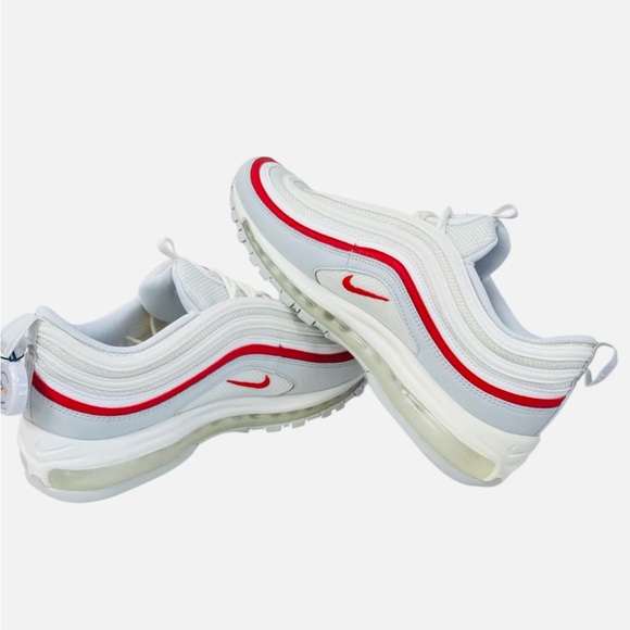 Nike Air Max 97 OG Athletic Running Shoes White/Red AR5531-002 Mens Size 7.5
